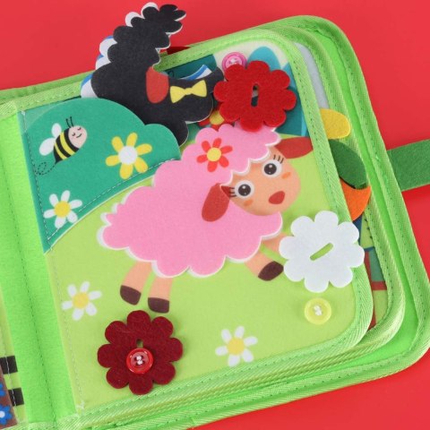 Książeczka sensoryczna edukacyjna manipulacyjna farma Kik Sp. z o. o. Sp. k.