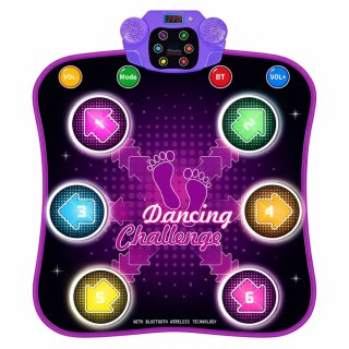 Mata Taneczna Interaktywna Muzyczne Wyzwanie LED Bluetooth 5 Trybów Gry