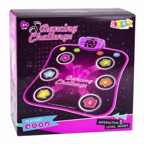 Mata Taneczna Interaktywna Muzyczne Wyzwanie LED Bluetooth 5 Trybów Gry