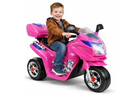 Motor Na Akumulator HC8051 Dla Dzieci Różowy Światła Led Dźwięki