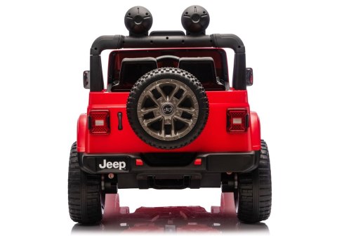 Pojazd Na Akumulator Jeep Rubicon 4x4 DK-JWR556 4x200W 24V Czerwony