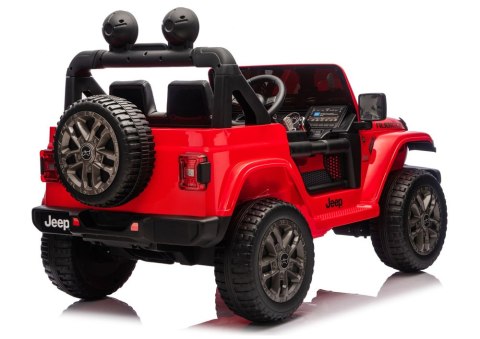 Pojazd Na Akumulator Jeep Rubicon 4x4 DK-JWR556 4x200W 24V Czerwony
