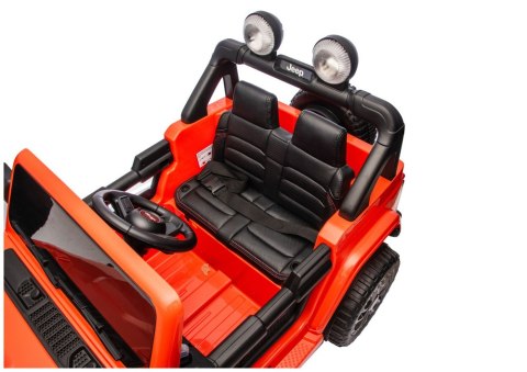 Pojazd Na Akumulator Jeep Rubicon 4x4 DK-JWR556 4x200W 24V Pomarańczowy