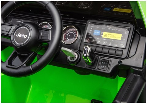Pojazd Na Akumulator Jeep Rubicon 4x4 DK-JWR556 4x200W 24V Zielony