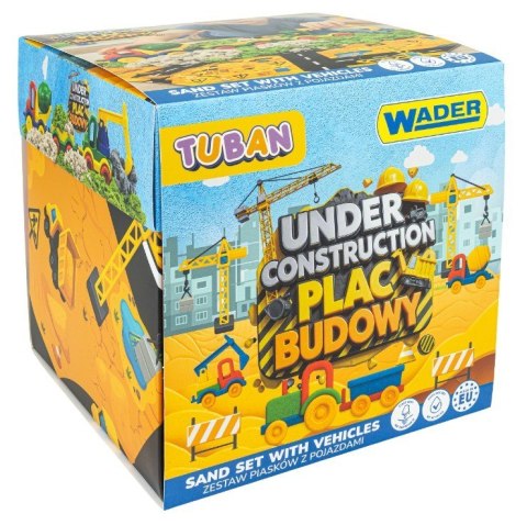 Zestaw Piasek dynamiczny i Fluffy - Plac budowy
