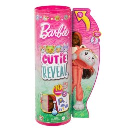 Lalka Barbie Cutie Reveal - Kotek-Panda Czerwona Mattel