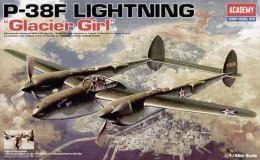 Model do sklejania P-38F Lighting Glacier Girl 1/48 Academy