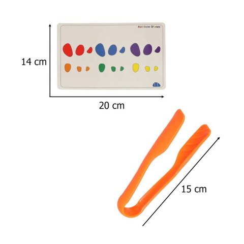 Kamyki kreatywne kolorowe układanka montessori 65 el. Kik Sp. z o. o. Sp. k.