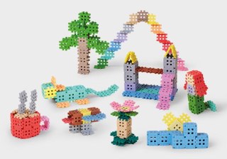 MARIOINEX Klocki Mini Waffle Pastel, 300 elementów