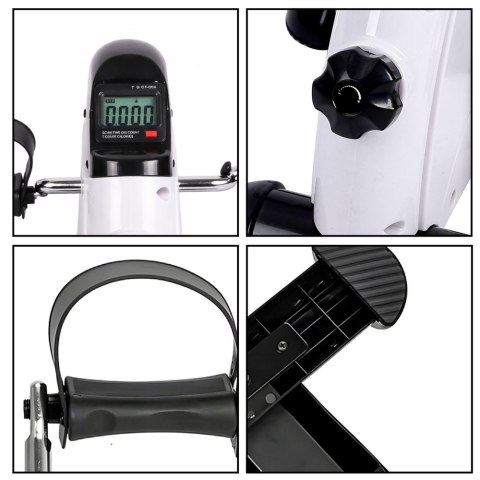 Mini Rowerek Treningowy Rower Rehabilitacyjny Trenażer Na Ręce I Nogi LCD
