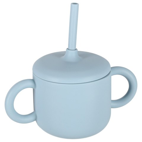 Naczynia silikonowe dla dzieci zestaw 8 elementów niebieski Kik Sp. z o. o. Sp. k.