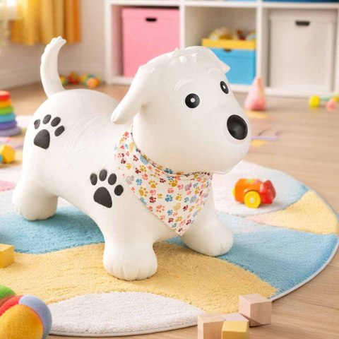 Skoczek dla dzieci do skakania z pompką gumowy piesek Kik Sp. z o. o. Sp. k.