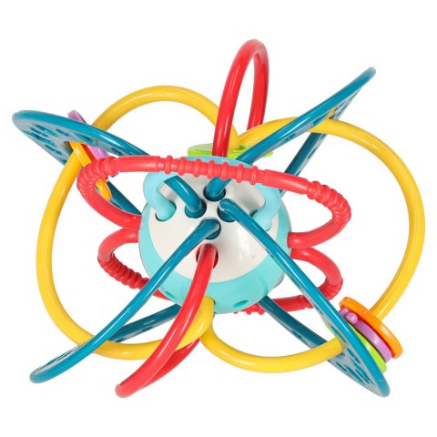 Gryzak grzechotka sensoryczna dla malucha turkusowa Kik Sp. z o. o. Sp. k.