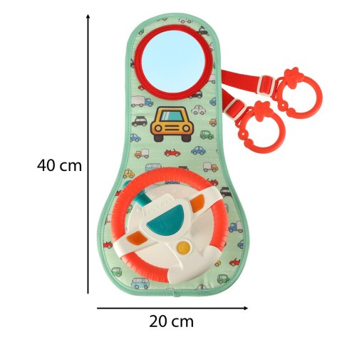 Kierownica dla dzieci do samochodu auta mata interaktywna dźwięki światła LED Kik Sp. z o. o. Sp. k.