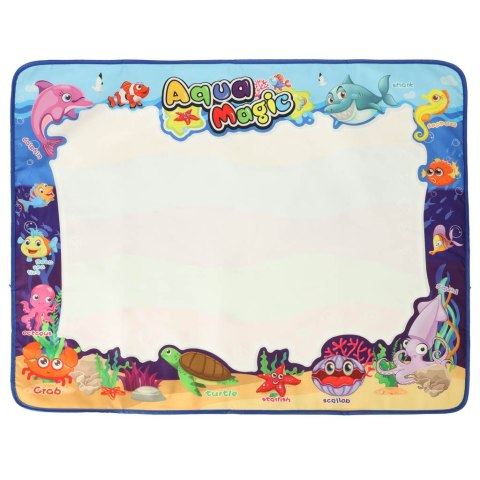 Mata wodna do malowania rysowania wodą XXL pieczątki szablony zestaw 100 x 80 cm Kik Sp. z o. o. Sp. k.