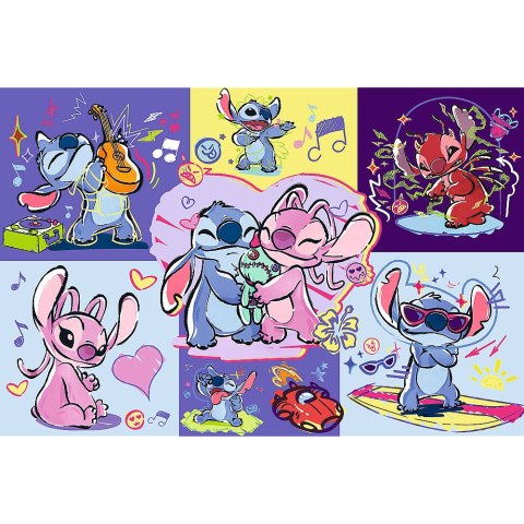 Puzzle - 300 - Zakręcony Stitch - Disney Lilo i Stitch - Trefl 23033