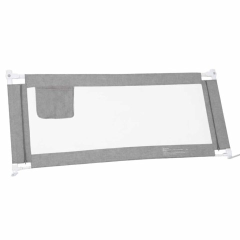 Barierka do łóżka ochronna zabezpieczenie blokada osłona 140cm szara Kik Sp. z o. o. Sp. k.