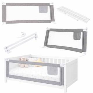 Barierka do łóżka ochronna zabezpieczenie blokada osłona 200cm szara Kik Sp. z o. o. Sp. k.