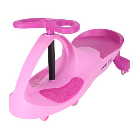 Jeździk grawitacyjny LED Swing Fix S3 świecące koła różowy Kik Sp. z o. o. Sp. k.