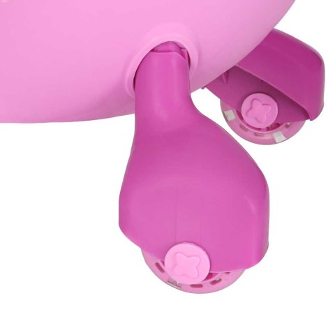 Jeździk grawitacyjny LED Swing Fix S3 świecące koła różowy Kik Sp. z o. o. Sp. k.