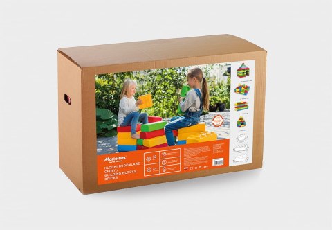 Klocki budowlane "cegły" Marioinex, 33 elementy