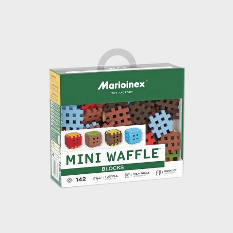Klocki konstrukcyjne Marioinex Mini Waffle, 142 elementy