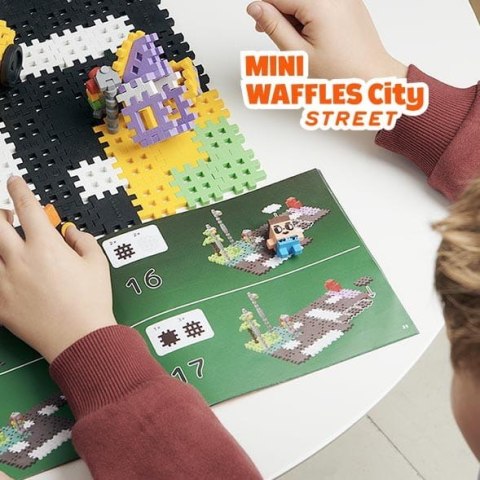 Klocki konstrukcyjne Marioinex Mini Waffle - City: Ulica, 280 elementów