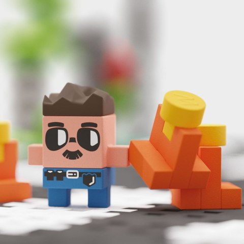 Klocki konstrukcyjne Marioinex Mini Waffle - City: Ulica, 280 elementów