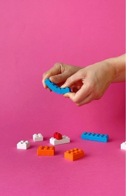 Klocki konstrukcyjne Marioinex Mini Waffle Classic, 350 elementów