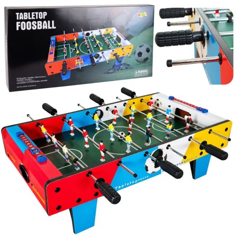 Mini Stół Do Piłkarzyków Gra Zręcznościowa Stołowa 2 Piłki Football 69 cm