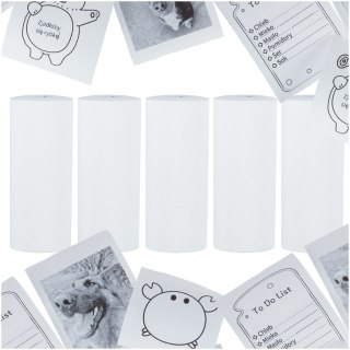 Rolki termiczne papier do drukarki aparatu natychmiastowego 5,7cm x 4,5m 5 sztuk Kik Sp. z o. o. Sp. k.