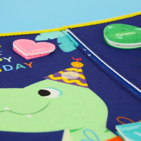 Tablica manipulacyjna sensoryczna montessori walizka plecak niebieski Kik Sp. z o. o. Sp. k.