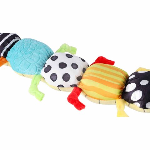 Zabawka interaktywna sensoryczna dla niemowląt gąsienica pluszowa muzyczna Kik Sp. z o. o. Sp. k.