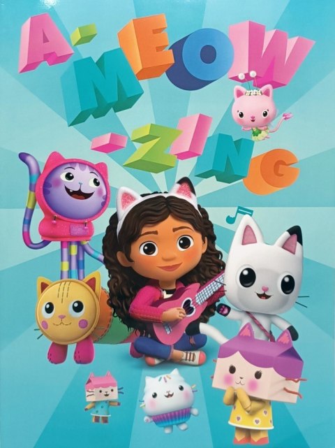 Zestaw piśmienniczy 12 elementów Koci Domek Gabi