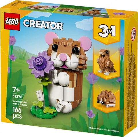 Klocki Creator 31376 Uroczy chomik z kwiatkiem