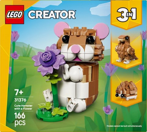 Klocki Creator 31376 Uroczy chomik z kwiatkiem