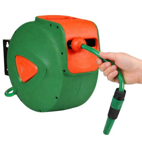 Bęben Ścienny Zwijacz Automatyczny z Wężem Ogrodowym 30m + 2m