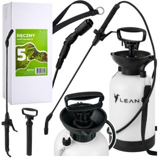 Ręczny Opryskiwacz Ciśnieniowy Do Podlewania Nawożenia Opryskiwania LEAN 5L