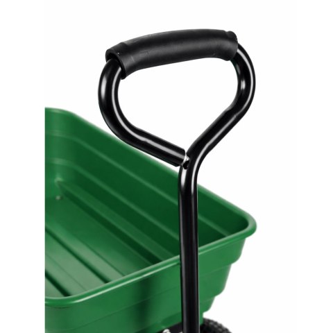 Wózek Ogrodowy Transportowy Wyjmowana Odchylana Taca Zielony 120 kg