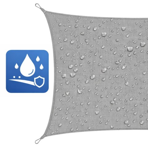 Żagiel Ogrodowy Przeciwsłoneczny Wodoodporny Prostokąt Szary 300x400 cm