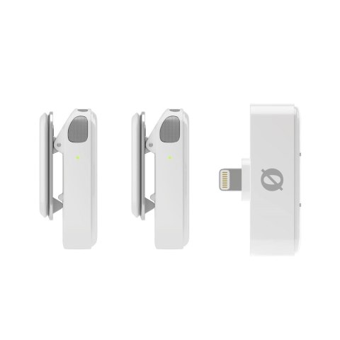 RODE Wireless Micro - 2-kanałowy cyfrowy system bezprzewodowy (Lightning, Biały)
