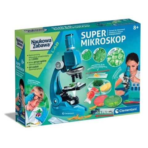 Zestaw Clementoni - Super mikroskop