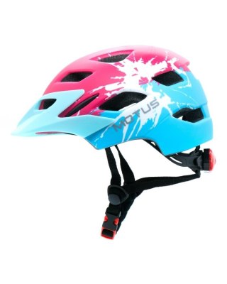 Kask rowerowy Motus CB46-90A rozmiar S/M, czerwono-niebieski (MOTHAM4KB)