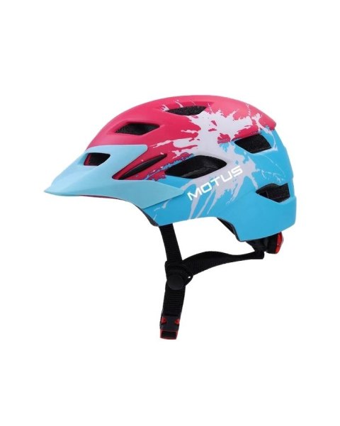 Kask rowerowy Motus CB46-90A rozmiar S/M, czerwono-niebieski (MOTHAM4KB)