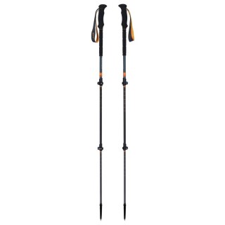 Kije skitourowe VIKING Kangri Skitouring 65-135cm, szaro-pomarańczowe