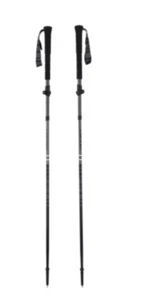 Kije trekkingowe VIKING Kettera Pro Long Grip Trekking 37-135cm, czarne