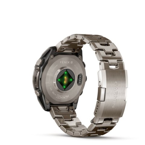 Zegarek Garmin Fenix 8 Sapphire Titanium, 47mm AMOLED