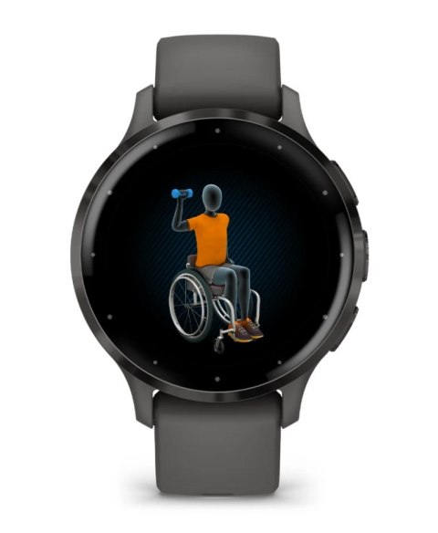 Zegarek Garmin Venu 3S, 41mm AMOLED Pebble Grey