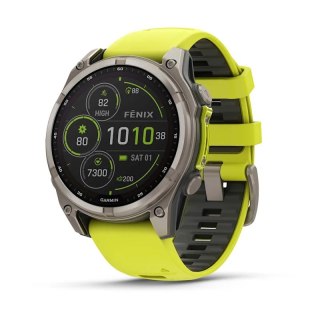 Garmin Fenix 8 47mm AMOLED Solar Sapphire Yellow