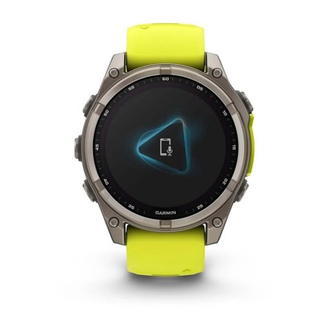 Zegarek sportowy Garmin Fenix 8 Solar Sapphire AMOLED 47mm Tytanowy